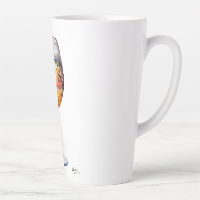 Die Geschichte des Weins Milchtasse (Rechts)