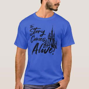 Die Geschichte kommt zu einem Live-Light-Thema T-Shirt