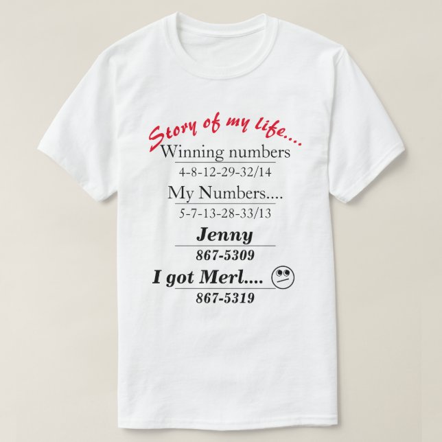 Die Geschichte meiner Lebensgeschichte T-Shirt (Design vorne)