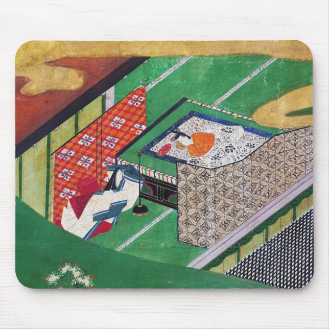 Die Geschichte von Genji, Tawaraya Sotatsu Mousepad (Vorne)