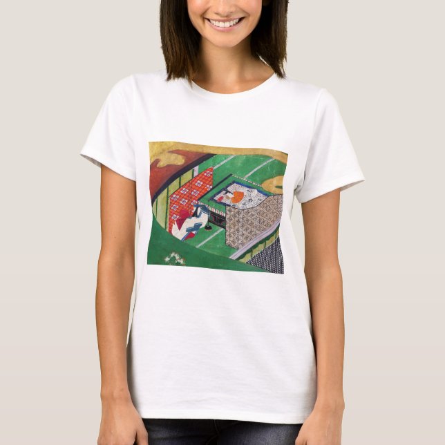 Die Geschichte von Genji, Tawaraya Sotatsu T-Shirt (Vorderseite)