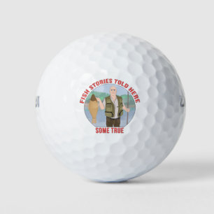 Die Geschichten der Fische haben hier einige wahre Golfball