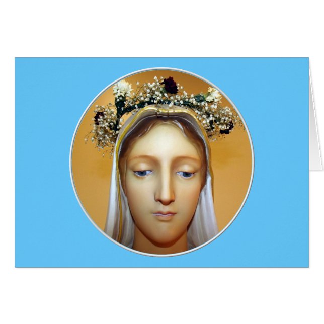 Die gesegnete Jungfrau-Mary-Statue (können Sie (Vorderseite (Horizontal))