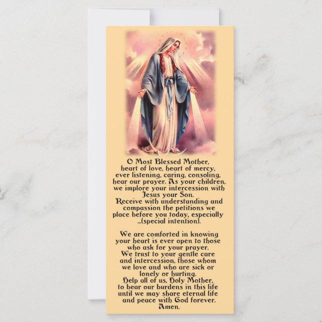 Die gesegnete Mutter Mary (Vorderseite)