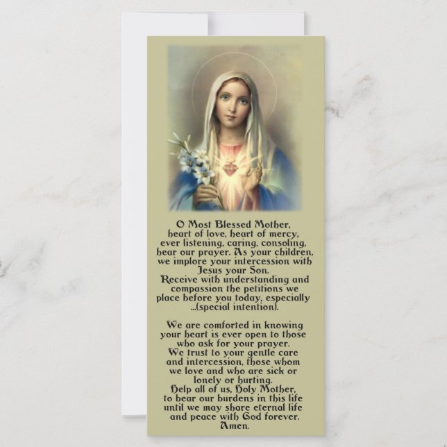 Die gesegnete Mutter Mary (Vorderseite)