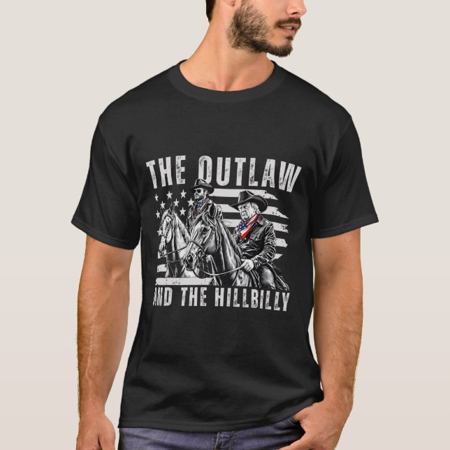 Die Gesetzlosigkeit und der verbitterte Trump Jd t T-Shirt (Vorderseite)