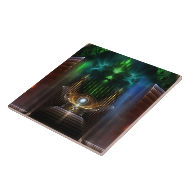 Die Gestaltung von Oz Fraktal Art Tile Fliese (Seite)