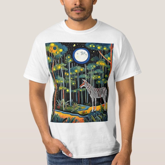 Die gestreifte Antilope T-Shirt (Vorderseite)