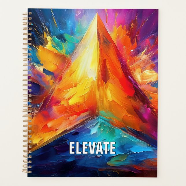 Die gestrichene Pyramide Planer (Vorderseite)