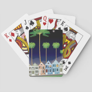 Die gestrichenen Damen in der Nacht San Francisc Spielkarten