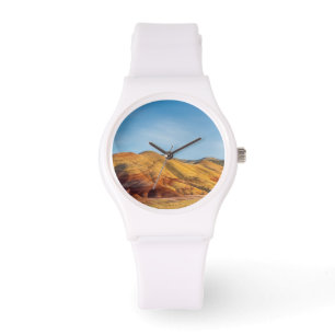 Die gestrichenen Hügel in den John Day Fossil Bet Armbanduhr