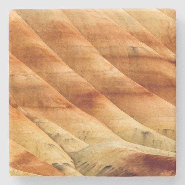 Die gestrichenen Hügel in den John Day Fossil Bett Steinuntersetzer (Vorderseite)