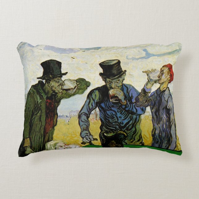 Die Getränke von Vincent van Gogh Dekokissen (Vorderseite)
