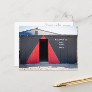 Die Gewartet Postkarte des Lebens