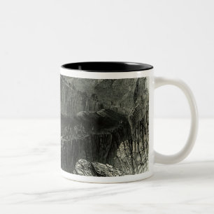 Die Gewehre oben holen Zweifarbige Tasse