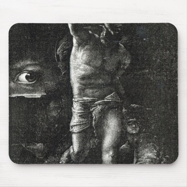 Die Gewissenhaftigkeit oder, das Auge, das Kain Mousepad (Vorne)