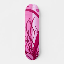 Die Gewohnheit des Hawaiianer befleckten Skateboard
