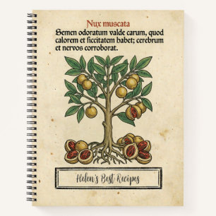 Die Gewürzkriege Muskatnuss: Rezept aus alten Zeit Notizbuch