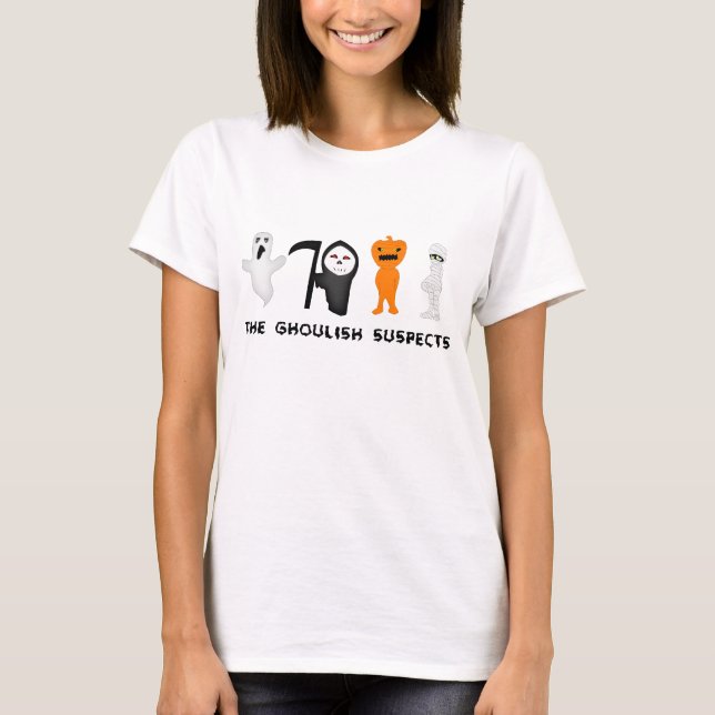 Die Ghoulish Verdächtigen - T-Shirt (Vorderseite)