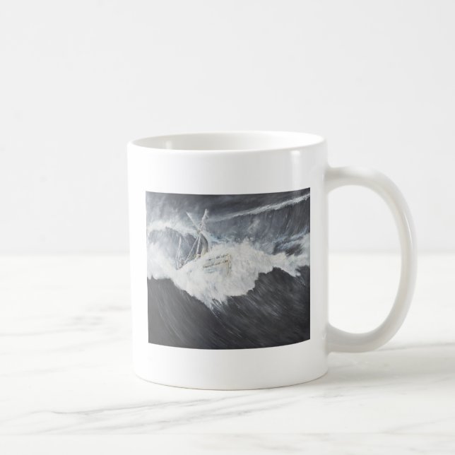 Die gigantische Welle Kaffeetasse (Rechts)