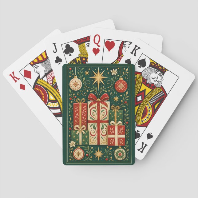 Die Gilded Gift Gallery Spielkarten (Rückseite)