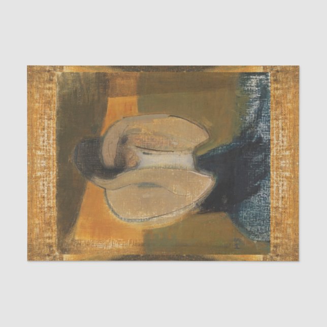 Die Gipsie, Helene Schjerfbeck, Decoupage Seidenpapier (Vorderseite)
