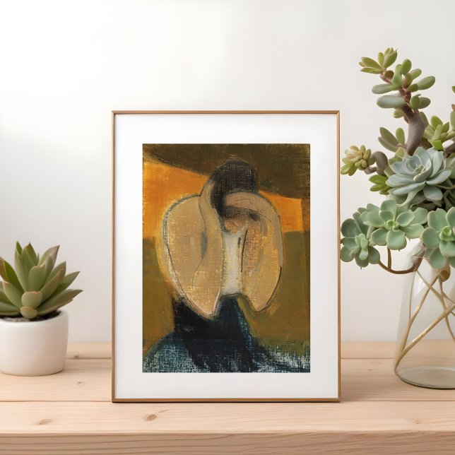 Die Gipsy-Frau, Helene Schjerfbeck Art Poster (Von Creator hochgeladen)