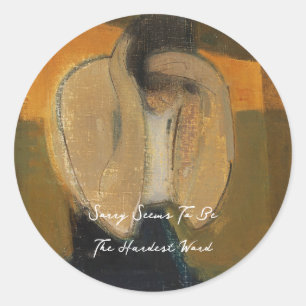 Die Gipsy-Frau Helene Schjerfbeck Runder Aufkleber