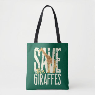 Die Giraffen Giraffe Lover gerettet Tasche
