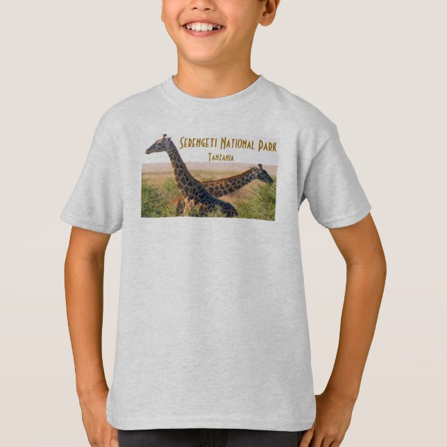 Die Giraffen-T - Shirt des Kindes (Vorderseite)