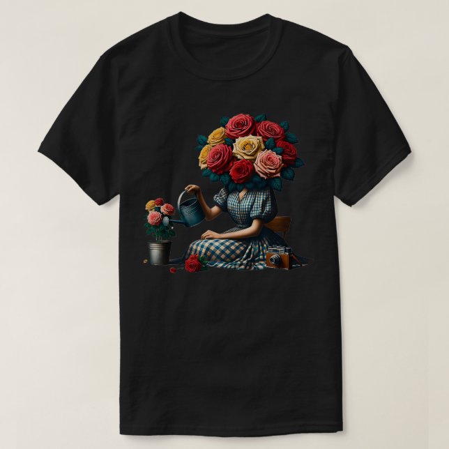 Die Girl Surreal Collage ist eine wunderbare Kunst T-Shirt (Design vorne)