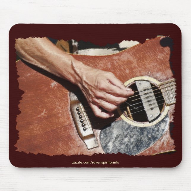DIE GITARISTISCHE MUSIK LOVER Mousepad (Vorne)