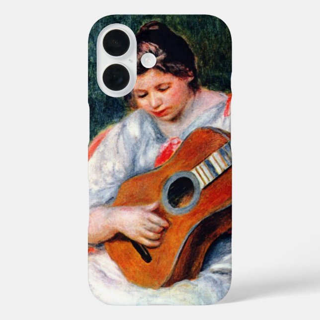Die Gitarrist von Pierre Renoir iPhone 16 Hülle (Rückseite)