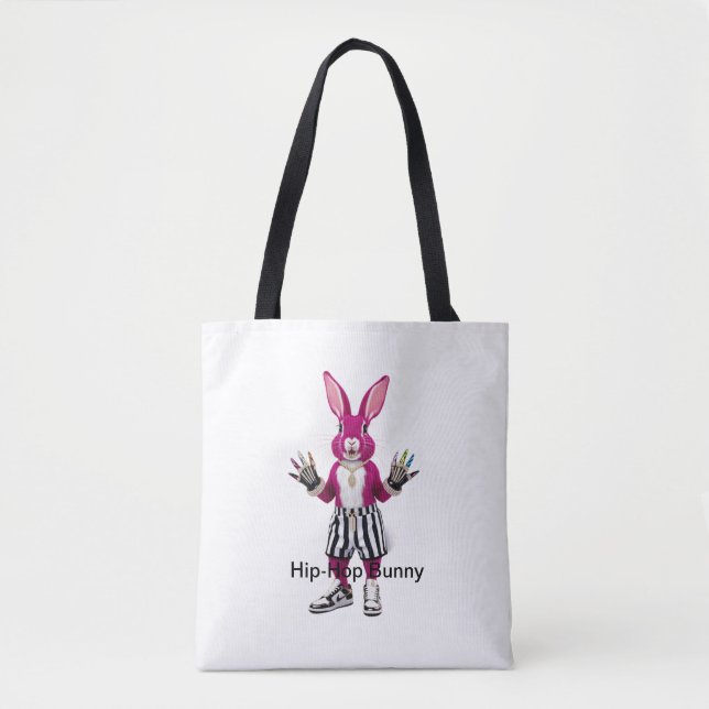 "Die Glam-Kaninchenrevolution" Tasche (Vorderseite)