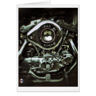 Die glänzende Motorkarte