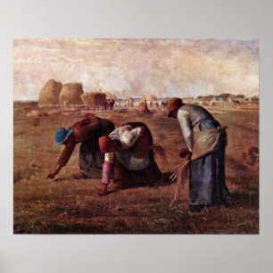 Die Gleaners von Jean-Francois Millet Poster