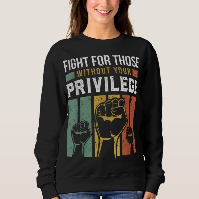 Die Gleichberechtigung der Menschenrechte für die  Sweatshirt (Vorderseite)