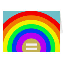 DIE GLEICHHEIT IST DER GOLD UNTER DEM RAINBOW