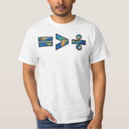 Die Gleichheit ist größer als die Division T-Shirt
