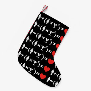 Die Gleichung der Liebe für Frauen Kleiner Weihnachtsstrumpf
