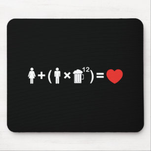 Die Gleichung der Liebe für Männer Mousepad