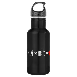 Die Gleichung der Liebe für Männer Trinkflasche
