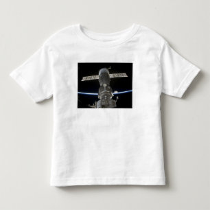 Die Gliedmaße der Erde überschneiden ein Sojus-Rau Kleinkind T-shirt