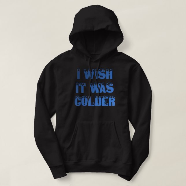 Die globale Erwärmung ist ein sozialistisches Abbi Hoodie (Design vorne)