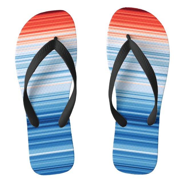 Die globale Erwärmung löst den Klimawandel aus Flip Flops (Fußbett)