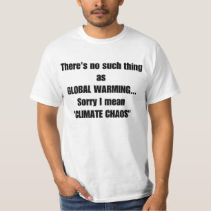 Die globale Erwärmung tut mir leid, dass ich den T T-Shirt