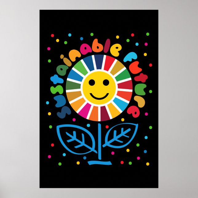 Die globalen Ziele der UN für nachhaltige Entwickl Poster (Vorne)