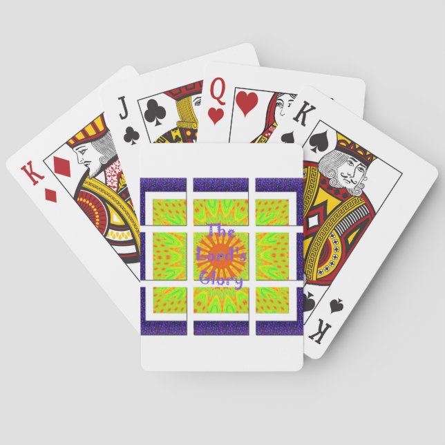 Die glorreiche Geometrie des Herrn: spielerisch un Spielkarten (Rückseite)