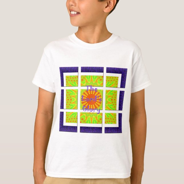 Die glorreiche Geometrie des Herrn: spielerisch un T-Shirt (Vorderseite)