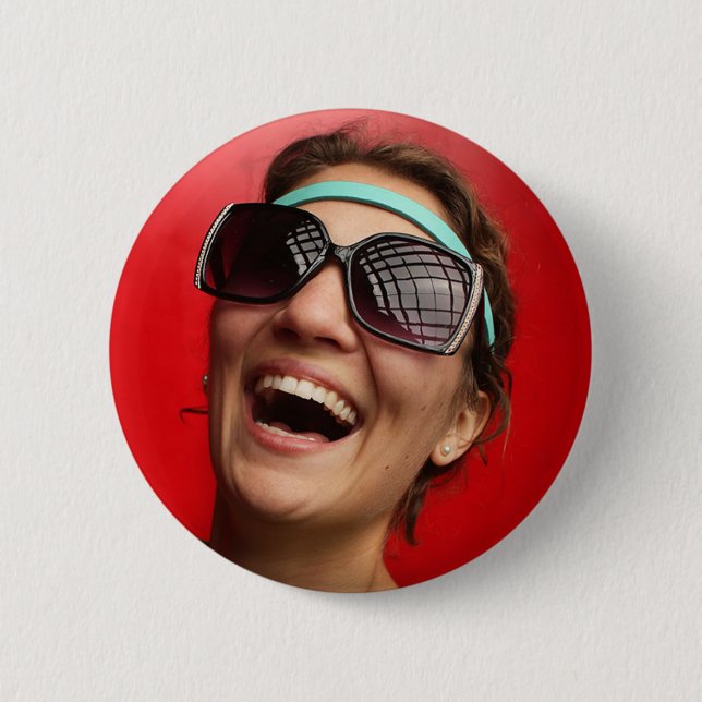 Die glückliche Braut Button (Vorderseite)